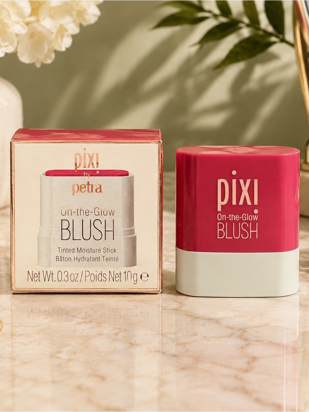 Pixi by Petra On-the-Glow Blush Ruby Tinted Moisture Stick 0.3 oz New